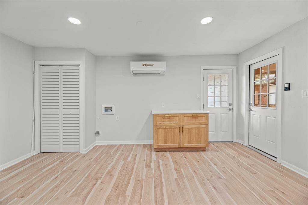 Bonus room/Garage has mini split. The space can be used as garage, game room, gym or entertaining space. The possibilities are endless.