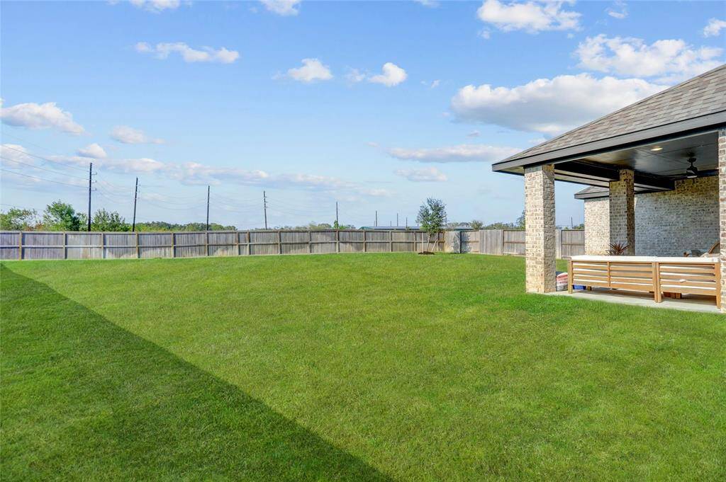Huge backyard with no back neighbors.