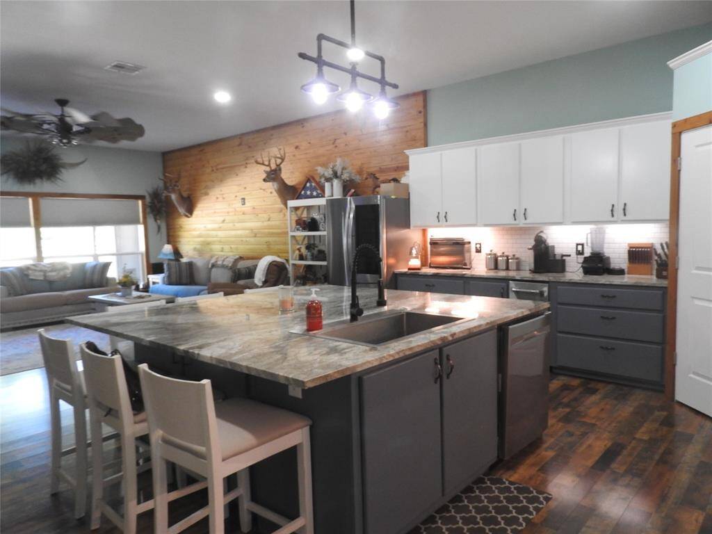 Another view of the Open Concept with the Living area, Eatery & Kitchen area.