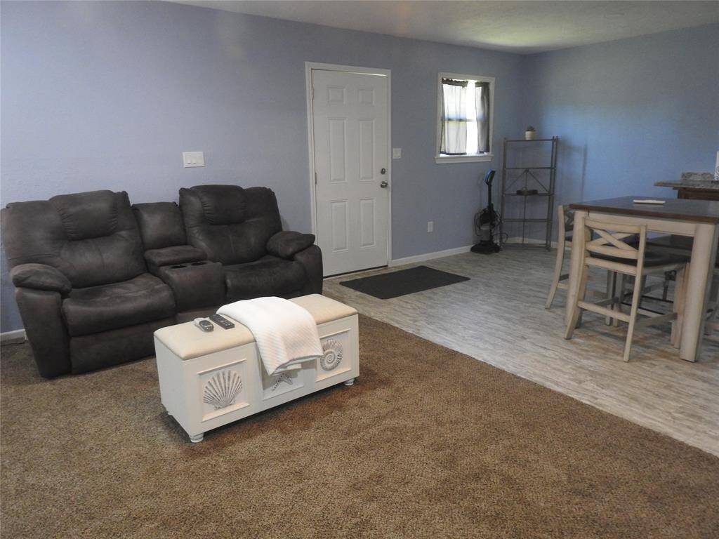 Living area and Open Concept.