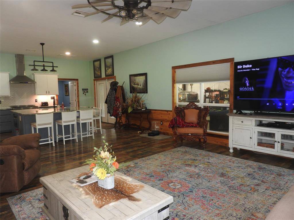 Another view of the Living area open to the Kitchen & Eatery