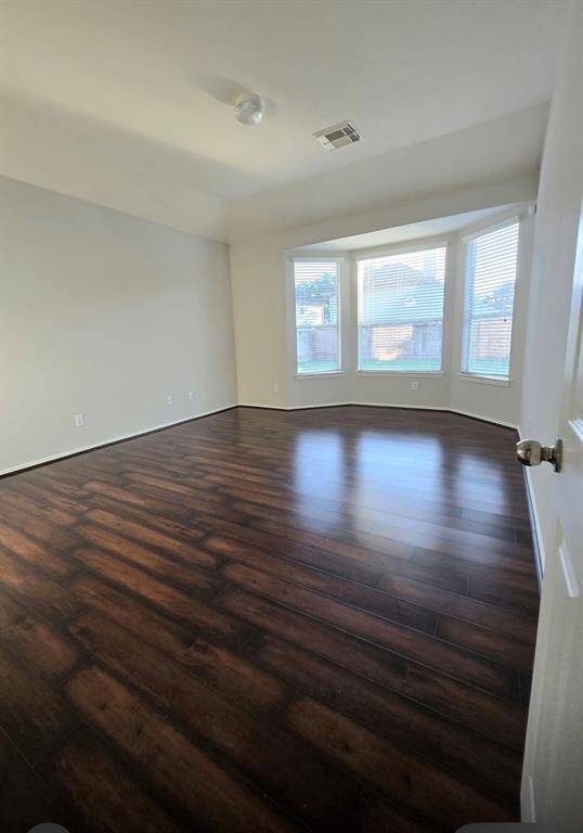 Large Master retreat located downstairs