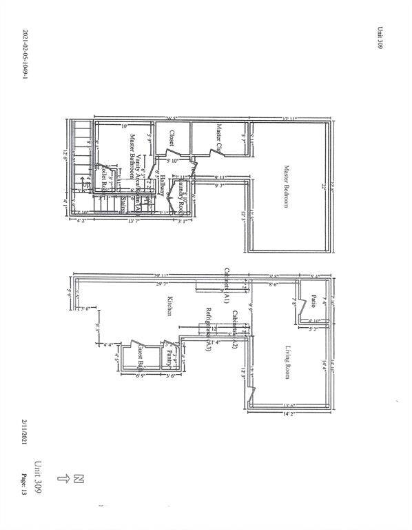510 Lovett Place Condos #309 Floor Plan