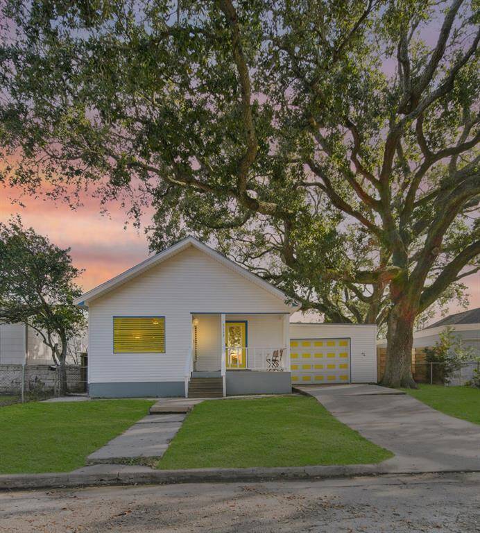 In front of your home, there's a beautiful scene as the sun sets.