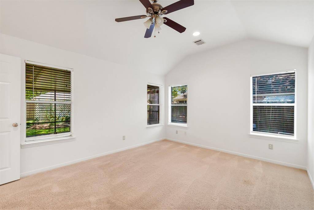 Natural light in primary bedroom