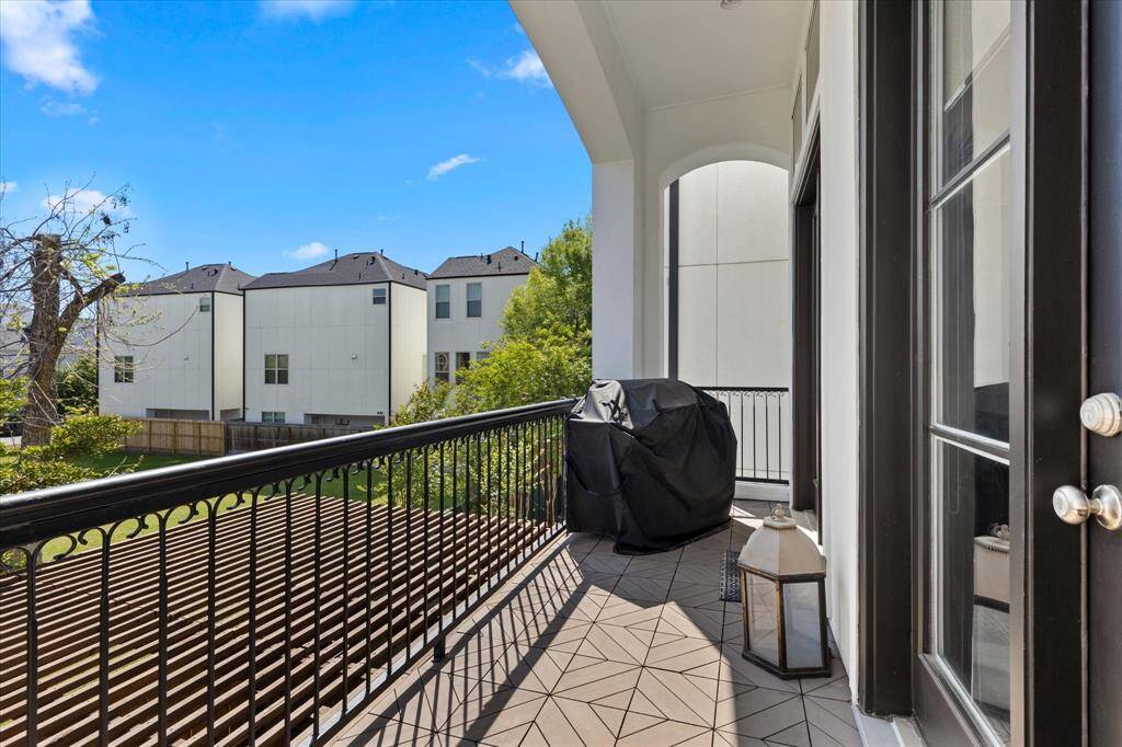 Scenic views and hangout space off the main living area.