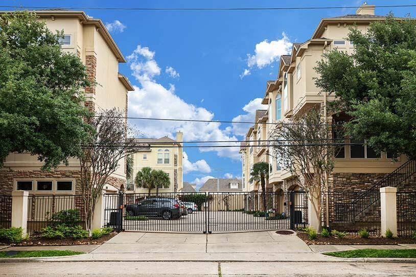 Automated entrance to townhome