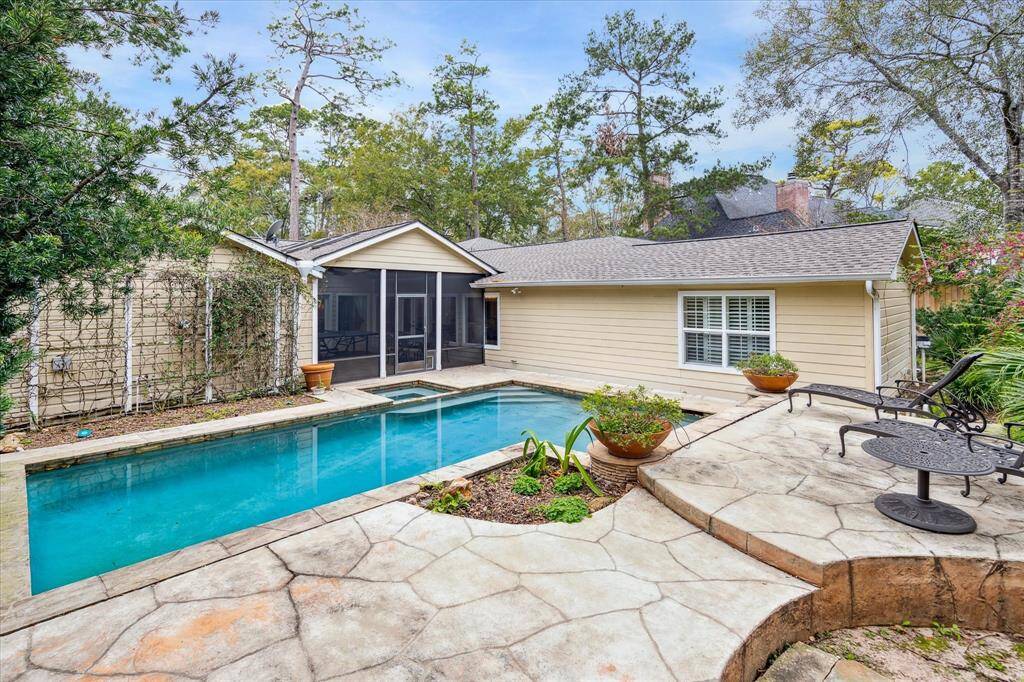 Here is another angle of the pool area with the sundeck located to the right.  Also worth mentioning is the mosquito misting system around the perimeter of the home.
