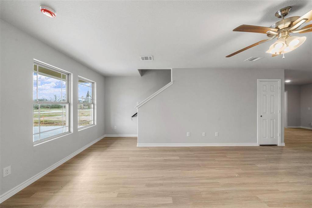 Seamless design with quick stair access from the front entrance.