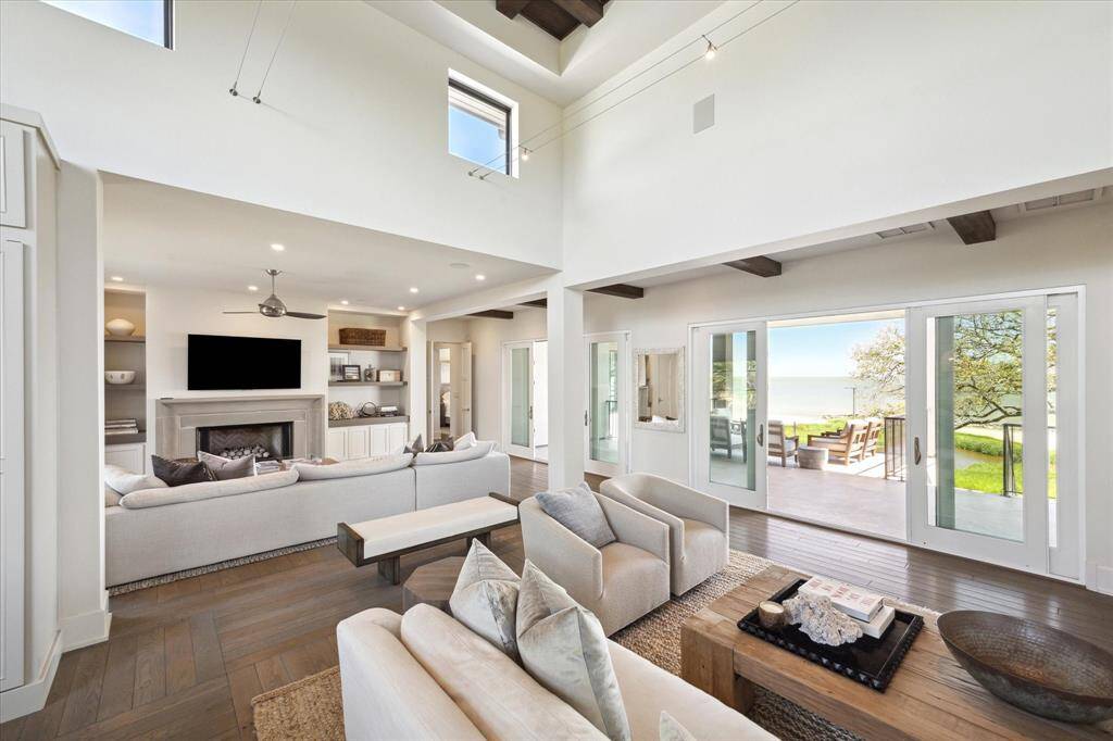 There are ever-ending scenic landscapes through every window. Notice the expansive terrace!