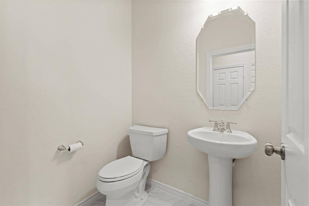 Half bath off main corridor