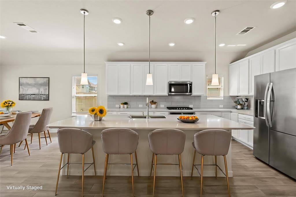 kitchen virtually staged