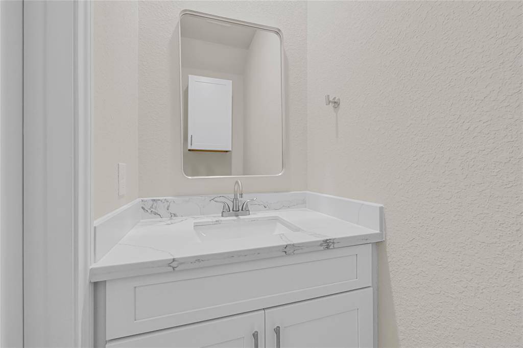 half bath on first floor