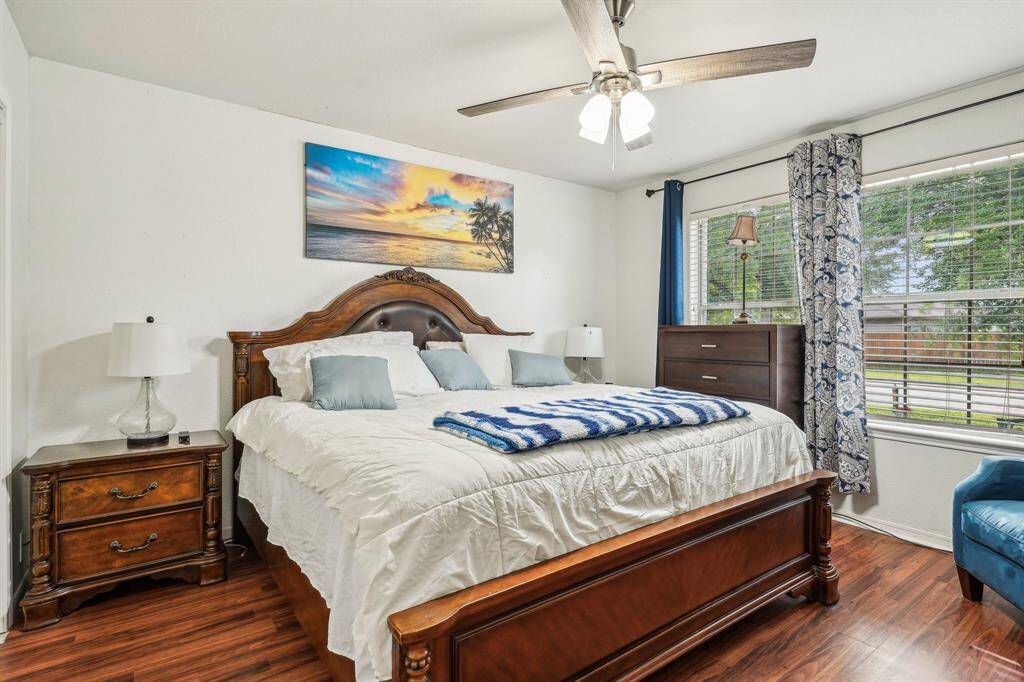Bedroom #2 at the front of the home