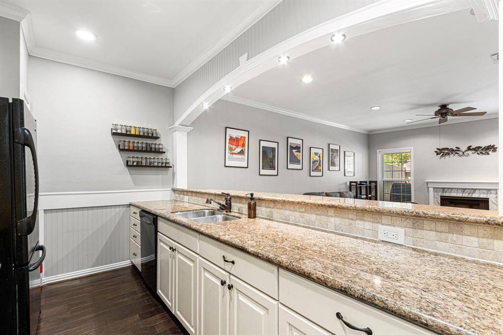Enhance your cooking experience with sleek under-cabinet lighting over the range.
