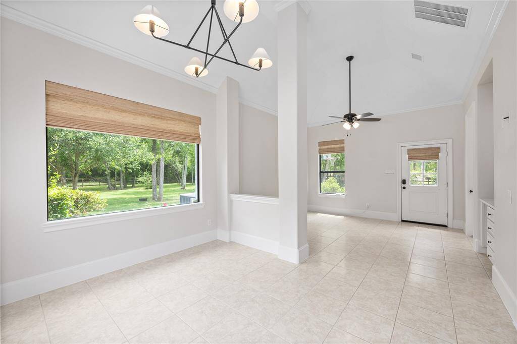 Casita just off the courtyard can be used in so many ways...home office, pool-game room, In-Law Suite, workout room, and can be used as the 5th Bedroom!