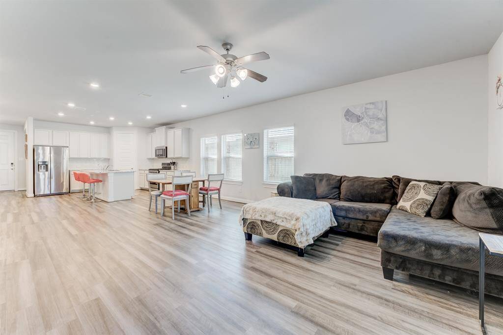 Another view showing the open floor plan the home offers.