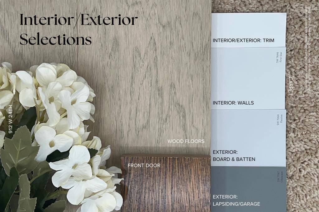 Design That Feels Like a Breath of Fresh AirAt 912 W 24th, the color palette was curated for timeless tranquility—think creamy walls, warm pale floors, and crisp white trim. LYRD Interiors has infused every selection with cozy sophistication. (Selections planned; finishes may vary.)