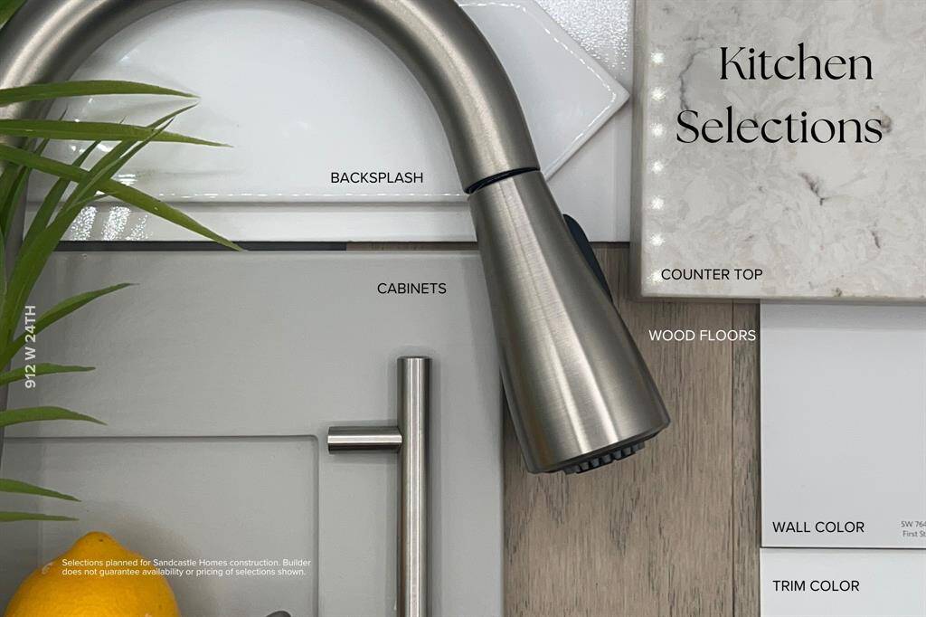 Kitchen Selections:Where Style Meets Saturday MorningsCrisp gray cabinets, sleek quartz counters, and a classic picket backsplash set the scene for easy mornings and memorable meals.