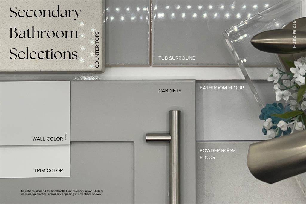 Secondary Bathroom Selections:Bright, Polished, and Beautifully PracticalFrom warm gray cabinets to glossy tile details, these secondary bathrooms offer cohesive design and quiet luxury for your everyday rhythm.