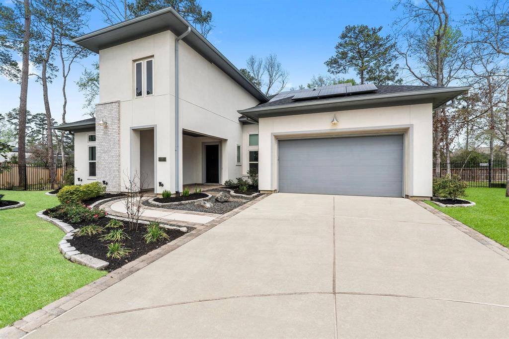 This exquisite Darling-built residence offers refined living with no rear neighbors, ensuring privacy & tranquility. Boasting striking curb appeal with a contemporary edge, the lush landscaping seamlessly blends tropical elegance with Southern charm. Inside, you’ll find thoughtful upgrades throughout—from the stunning wood-look vinyl plank flooring to a sun-filled sitting room and three bedrooms conveniently located on the main level. Every detail is designed for comfort, style, and sophistication.