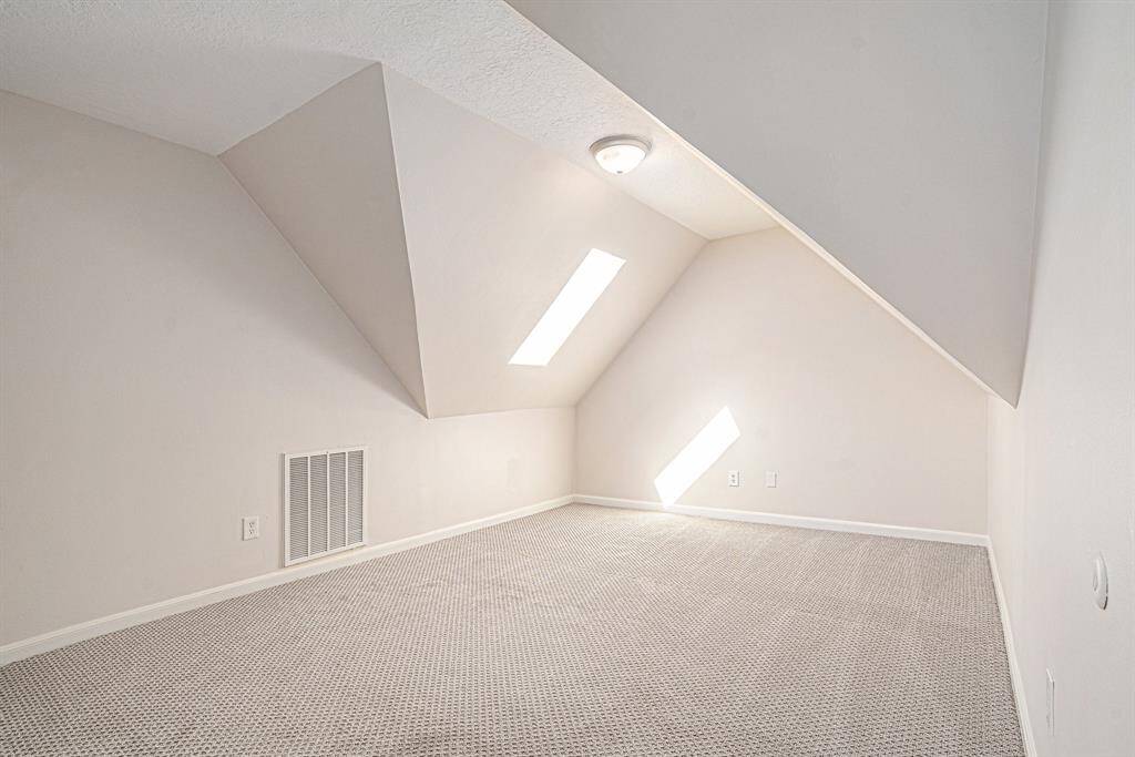Spacious upstairs gameroom