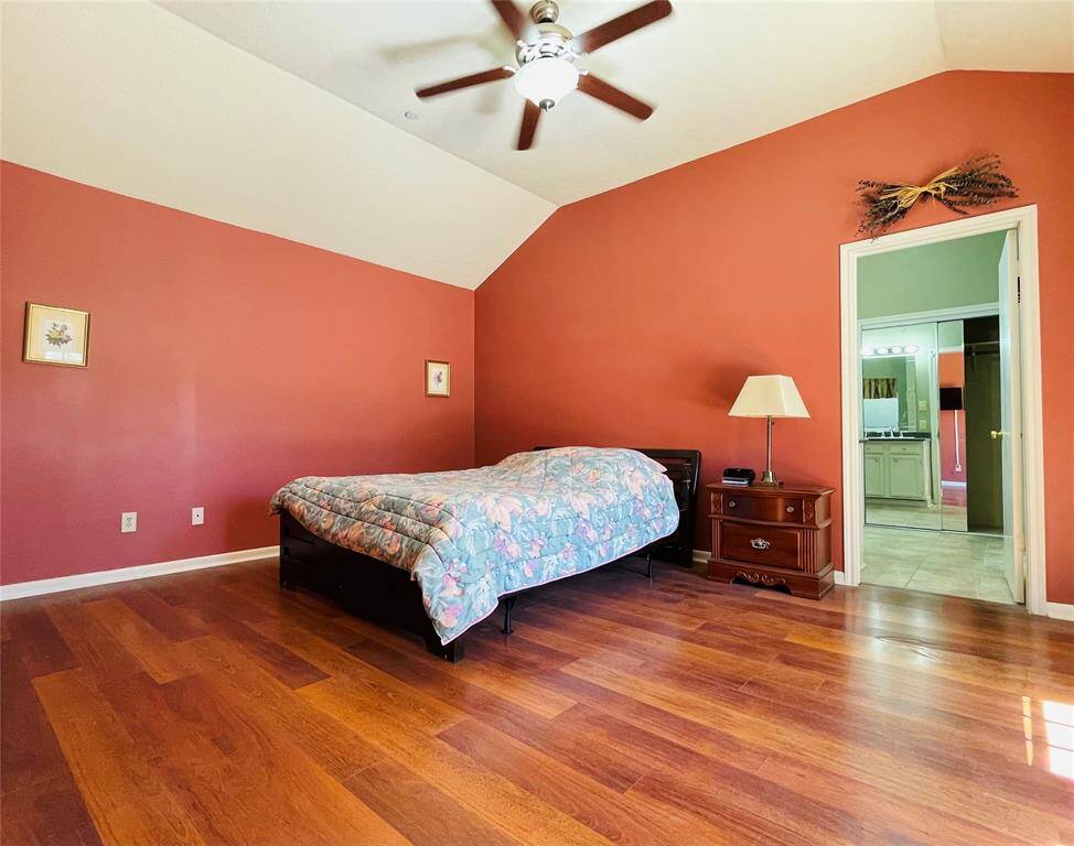 Primary bedroom will accommodate a king size bed and other furnishings.