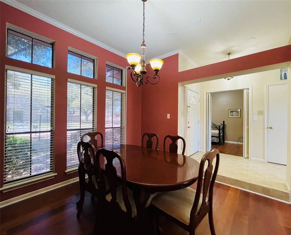 From the foyer and dining room is the fourth bedroom. It could easily be utilized as a flex room for gaming, studying or being a home office.
