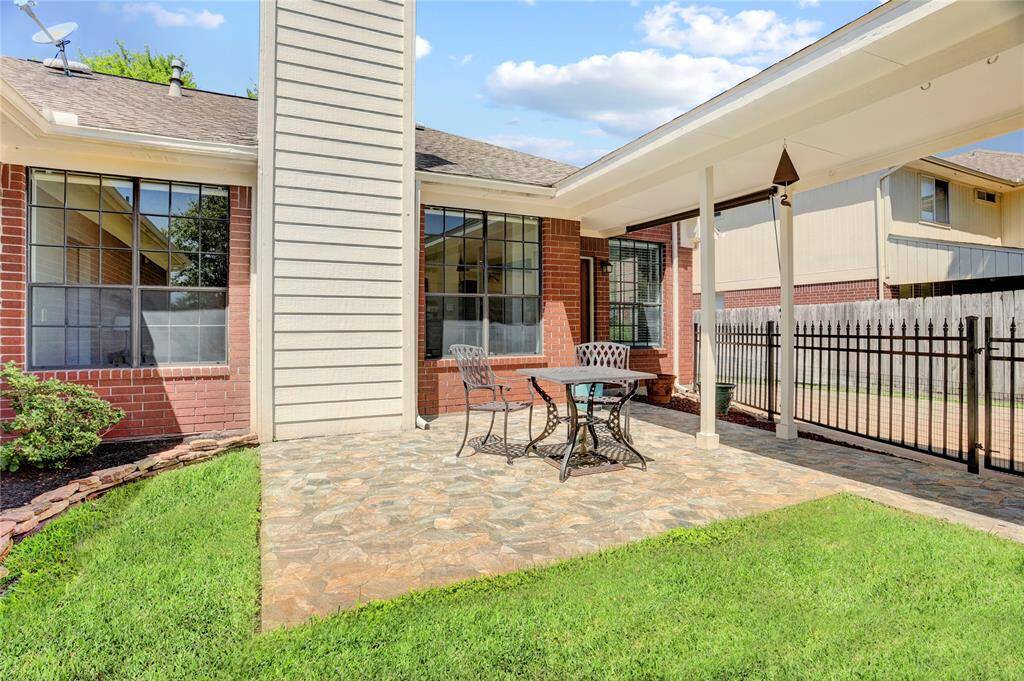 Another view of the back patio.