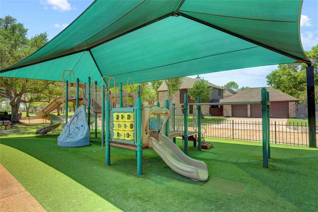 Another of the lovely shaded playgrounds.