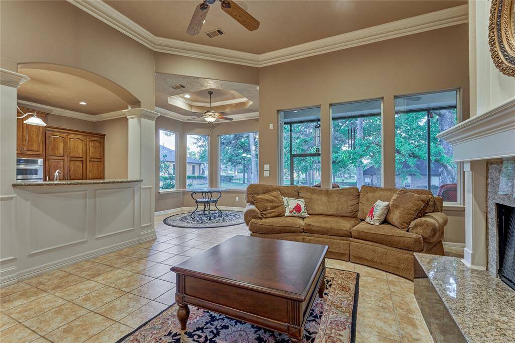 Spectacular views through expansive picture windows create a seamless indoor-outdoor experience.