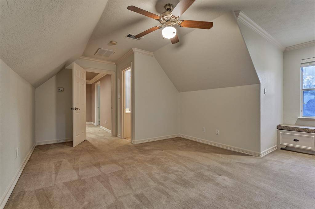 Opposite view of bedroom #1. This is a teenagers dream space!