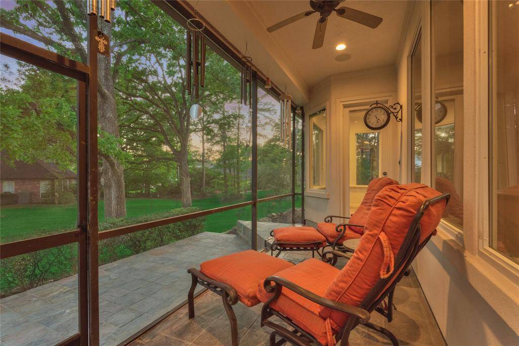A beautiful scenery in your own back yard provides contentment and relaxation.