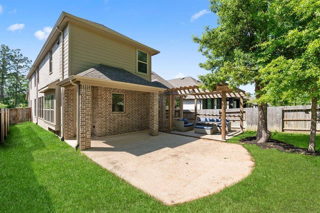 Extended back patio
