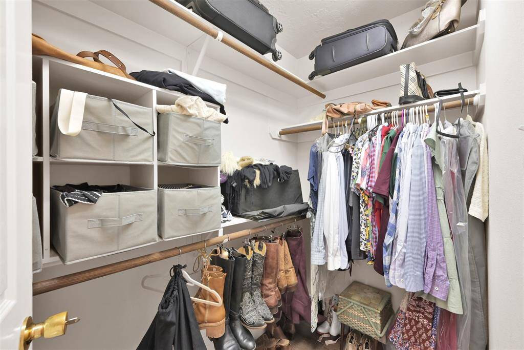 His and Hers separate closets