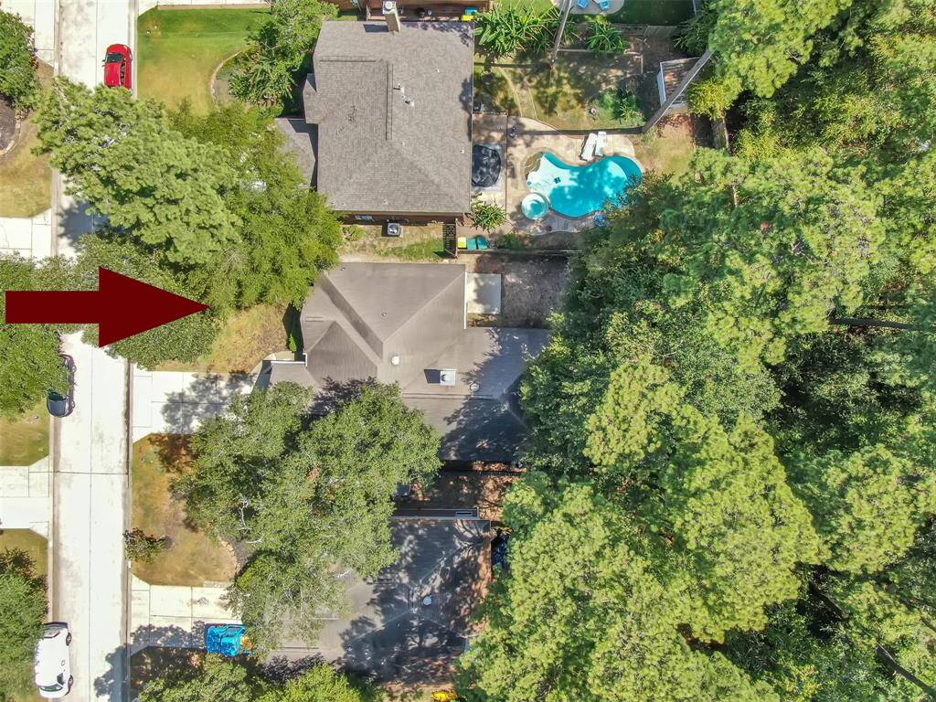 Nestled among lush, established trees
