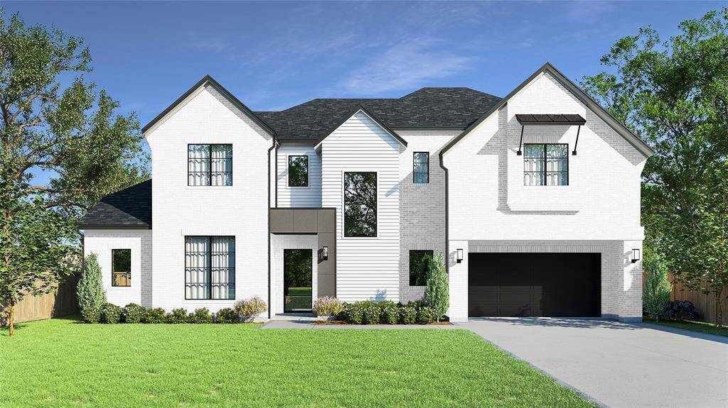 Rendering of a previous Cunningham home. Representative of similar color scheme.