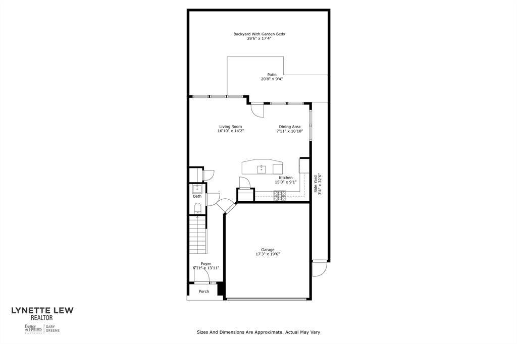 Example first floor plan
