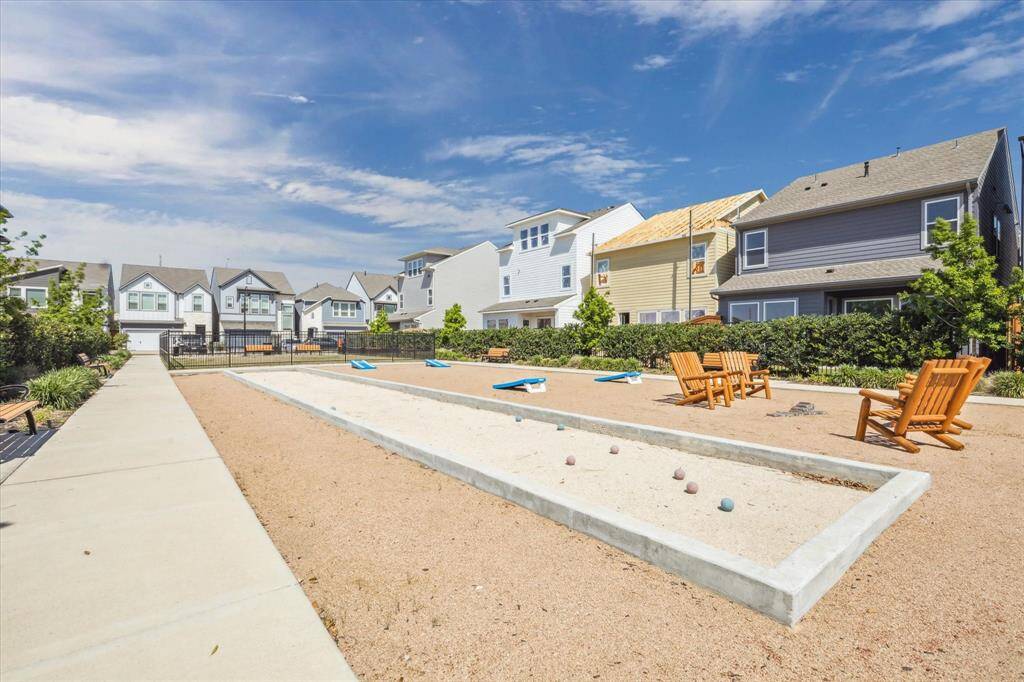 Enjoy the gated community pool, green space, dog park and gathering area. HOA includes water, sewer, valet trash pickup twice a week, front and backyard lawn maintenance.
