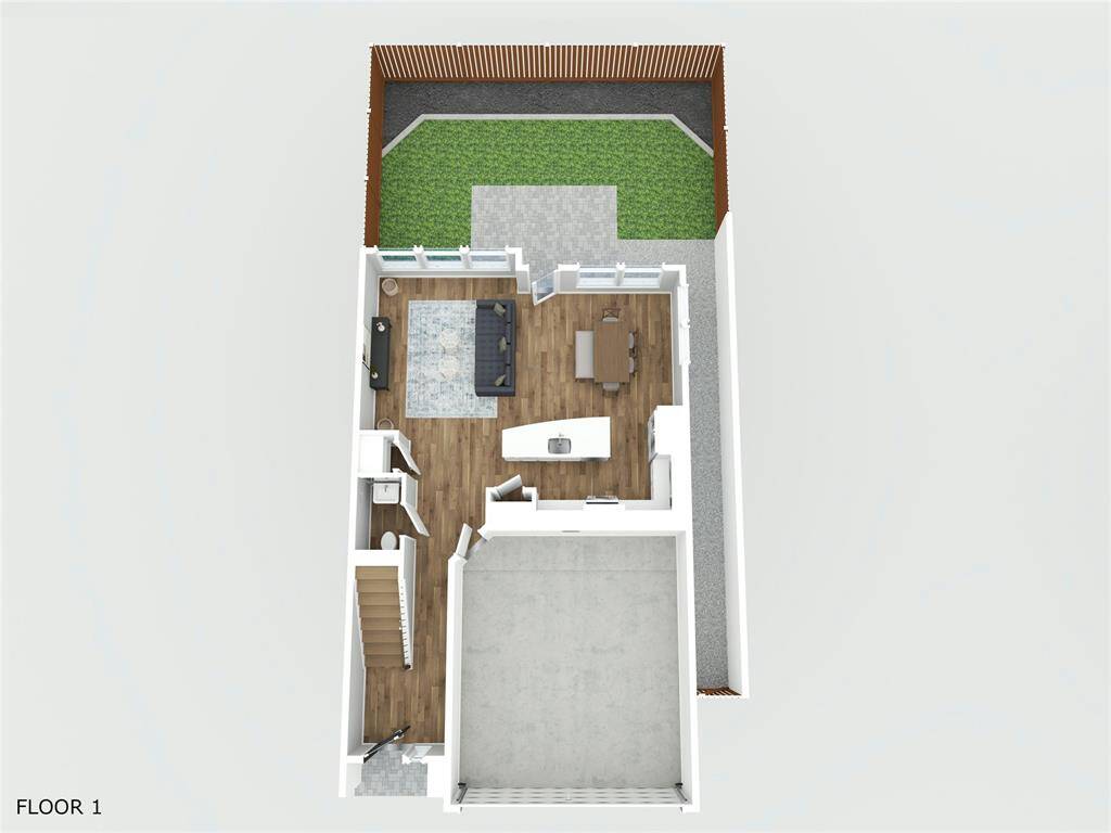 3D Example Floor Plan first floor