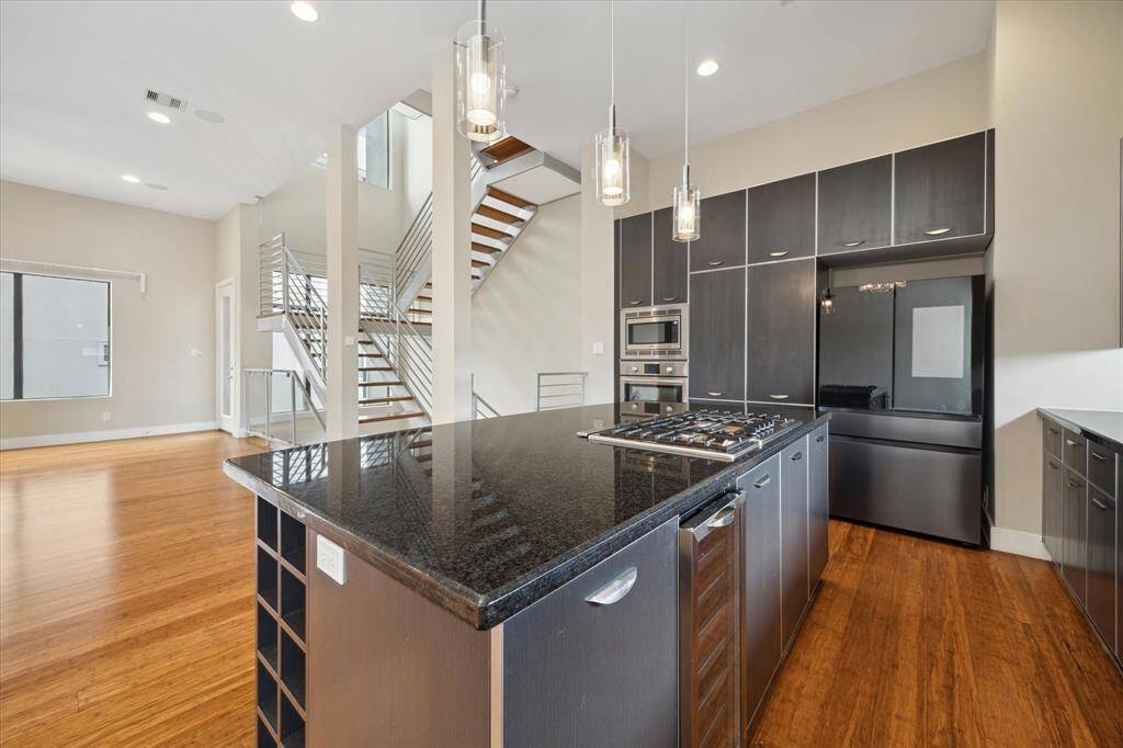 Entertain with ease in this open concept kitchen.