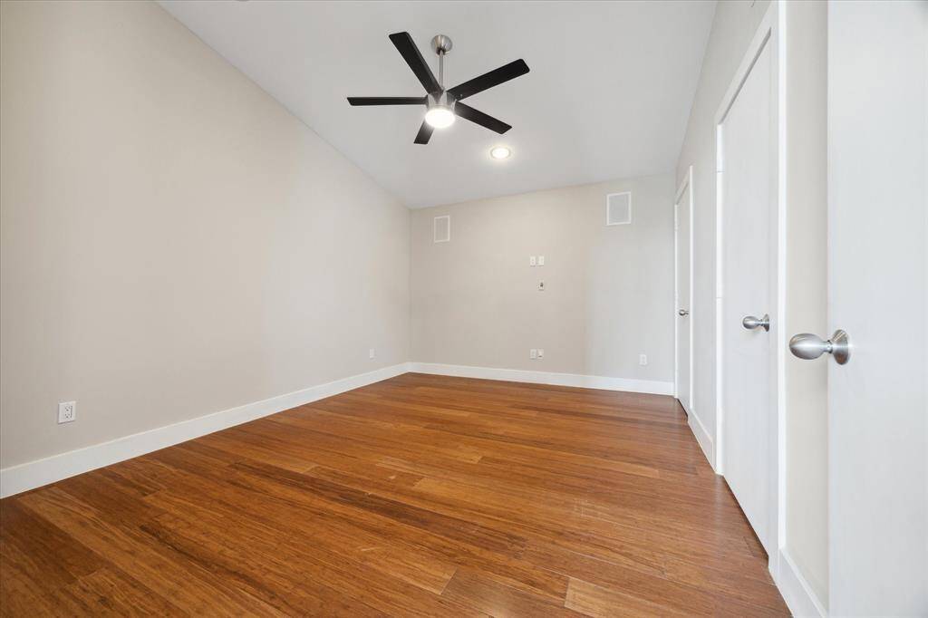 Flex space with half bath on the fourth floor.