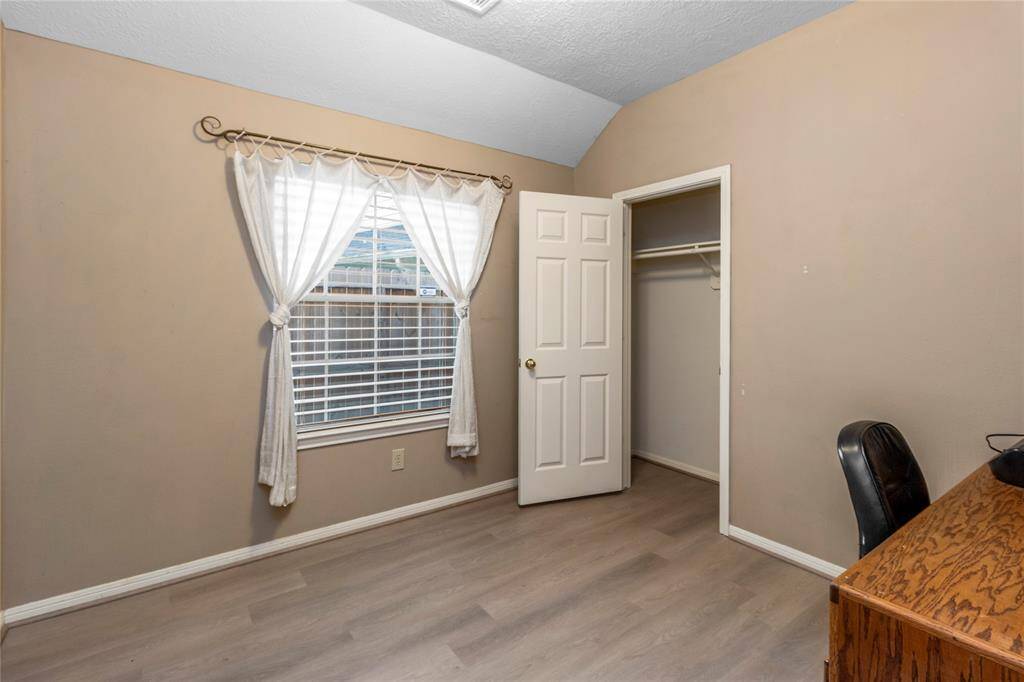 This additional secondary bedroom will be outfitted with bunk beds or a single or twin as desired - or left as an office.