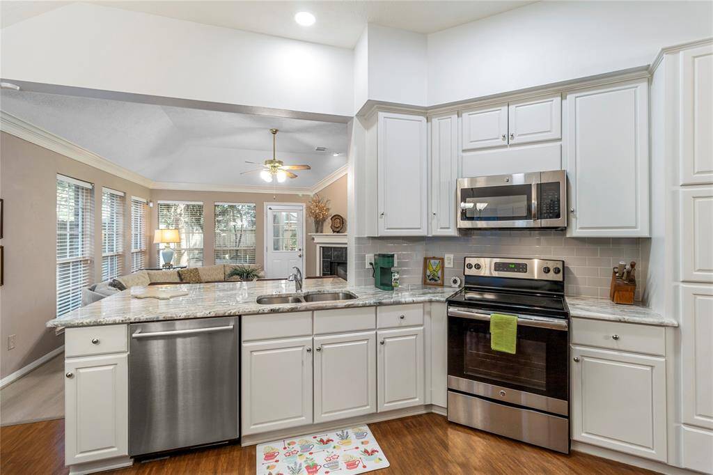 Everything you need is here in this well-supplied kitchen.