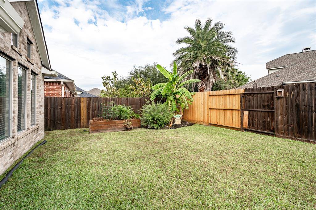 Generously-sized, private backyard oasis.