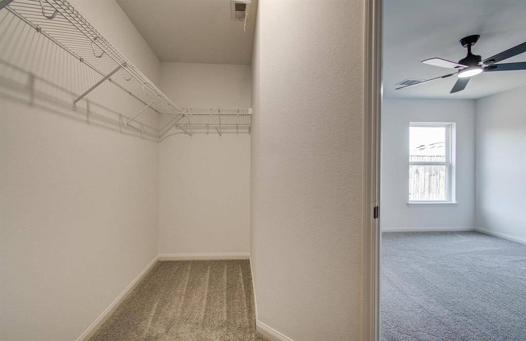 Large walk in closets