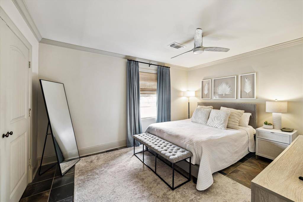 Second bedroom featuring a seamlessly integrated built-in closet