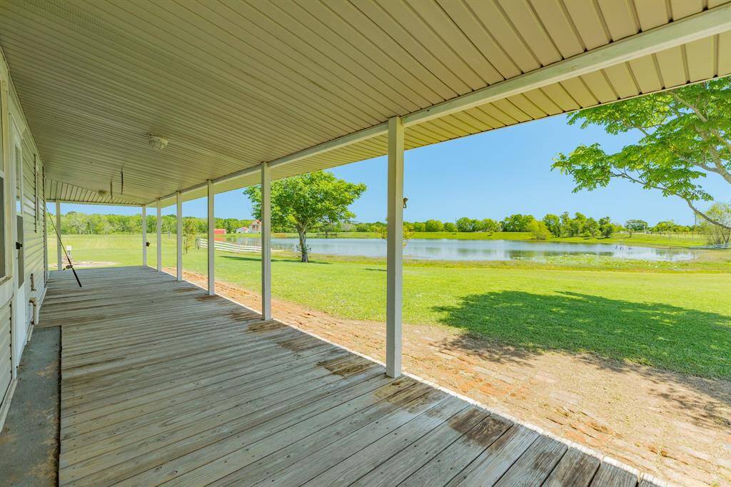 Great Place to hang a swing or add some rocking chairs! Can't beat that view!
