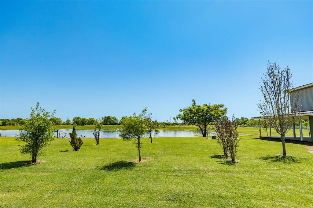 Fruit Trees include Grapefruit, Orange, Lime, and Pear. Other trees on property include Pecan and Blood Orange/Tangerine.