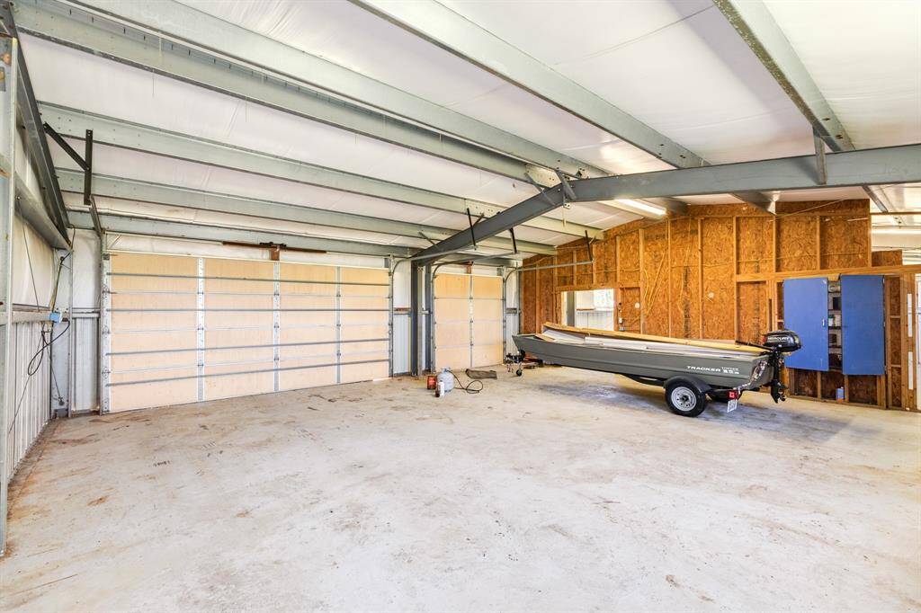Garage side of the same building. This has room for three vehicles.